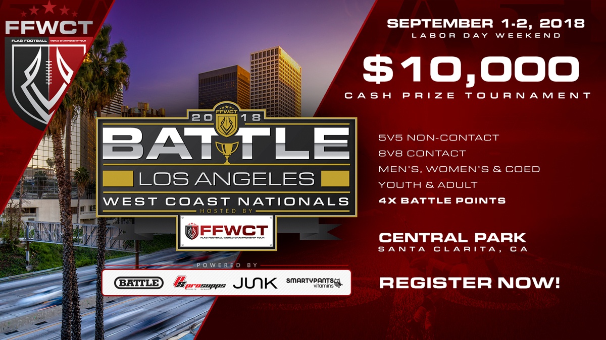 2018 Battle Los Angeles West Coast National Championships USA Flag