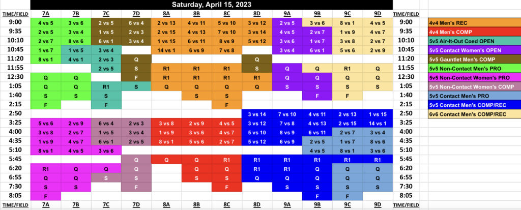 2023 Las Vegas Open Schedule & Draft Info - USA Flag