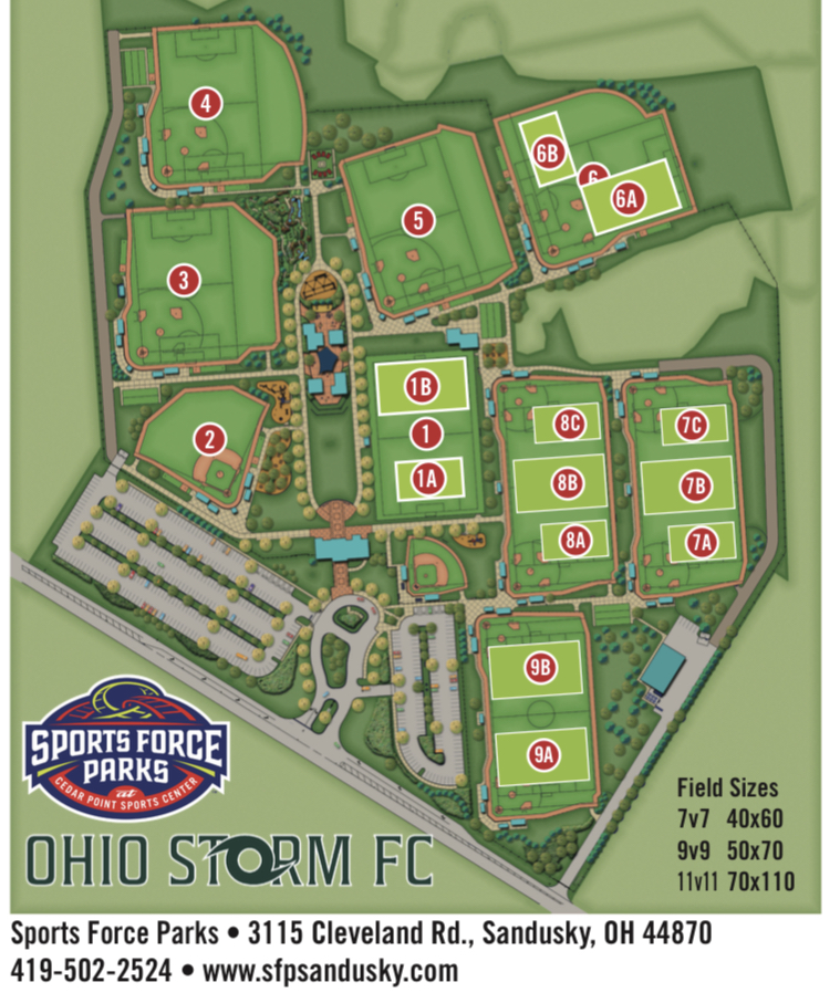 2023 State of Ohio Schedule & Draft Info USA Flag